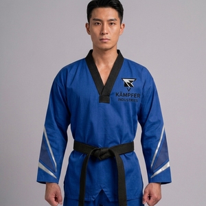 Tenue de Taekwondo et de Boxe Personnalisable 2026 – Taille Ajustable, Vêtement d'Arts Martiaux OEM en Polyester/Nylon Extensible, Unisexe Adulte – Vente en Gros - Product Image 3