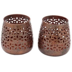 Portavelas Votivas de Metal Personalizadas al por Mayor, Acabado en Latón Pulido, Farol para Velas de Té, para Decoración de Hoteles, Restaurantes y Fiestas - Product Image 4