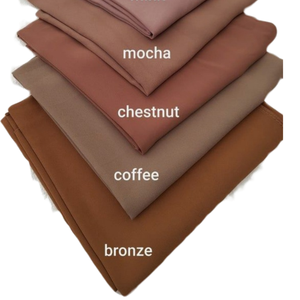 Premium Muslim Hijab Plain Design Soft Fabric Comfortable Islamic <b>Head</b> <b>Wrap</b> for Women Bulk Supplier - Product Image 5