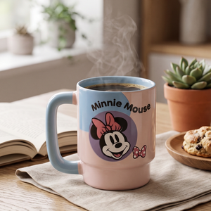 NEHA ENTERPRISES <b>Minnie</b> <b>Mouse</b> Ceramic Coffee Mug with Cartoon Design Insulated Dishwasher Safe <b>Gift</b> for Home Use - Product Image 1