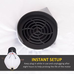 Pupazzo di neve gonfiabile di 90 cm con luci LED per decorazioni natalizie da esterno - Product Image 6