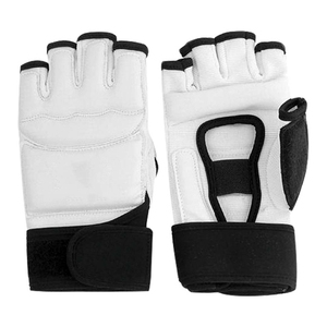 Meilleurs gants de boxe en cuir pour MMA, Muay Thai et arts martiaux, fabrication de qualité supérieure, gants de taekwondo unisexes à demi-doigts - Product Image 2