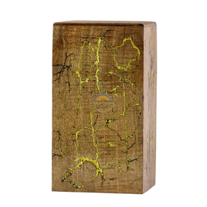 AYAANS Rosewood wooden Hand Carved Wooden Hot Selling cremation Urn <b>Box</b> for Adult Ashes Wholesale Cremation Urns (6X6X11)IN - Product Image 2