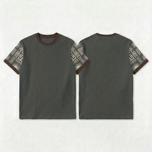 เสื้อยืดผู้ชายผ้าฝ้ายออร์แกนิค แขนสั้น ผ้าที่ยั่งยืน สีพื้น เรียบง่าย เป็นมิตรกับสิ่งแวดล้อม เสื้อยืดพื้นฐาน เสื้อยืดผู้ชาย - Product Image 2