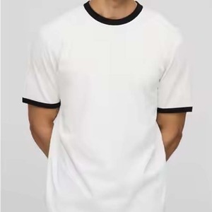 Men's Short Sleeve O-Neck <b>Collar</b> <b>T</b>-<b>Shirts</b> Solid Pattern Summer Trend 100% Cotton Breathable Quick Dry Regular Fit Wholesale - Product Image 4
