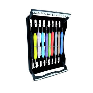 Kit de 10 Instrumentos Dentales Profesionales para Rellenos de Composite con Bandeja de Almacenamiento, Acero Inoxidable, Manual, Reutilizable - Product Image 3