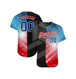 New Fashion White Quick Dry Sublimated Baseball & Softball Jersey Custom Sportswear Breathable Plus Size Baseball Shirts - Product Image 5