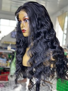 Peluca de cabello humano rizado indio Remy de tamaño mediano al por mayor, hecha a mano, sin dejar espacio delgado, cabello camboyano - Product Image 5