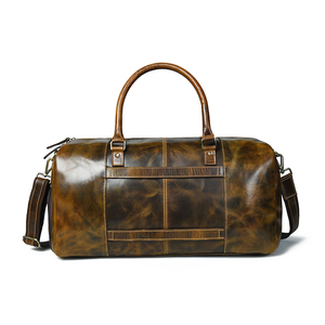 Bolsa de Viaje de Cuero Genuino de Gran Capacidad con Logotipo Personalizado, Nuevo Estilo, al Mejor Precio - Product Image 3