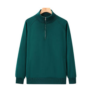 Sudadera con capucha de invierno de alta calidad, de algodón y poliéster, con media cremallera, para mujer, impermeable, con estampado, cómoda, informal y a la moda. - Product Image 3