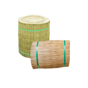 Rollo de tapete de junco para protección de árboles y cubierta de troncos, producto estrella para exportación a Corea, Japón y Europa. - Product Image 1