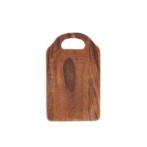 Planche à découper en bois d'acacia de qualité supérieure, durable, multi-usages, pour hacher et servir, avec poignée, écologique, pour aliments - Product Image 3