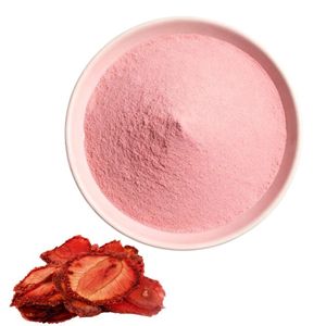 OEM Pure Strawberry Fruit Powder for Baking, Smoothies, Ice Cream & Beverage Mixes Natural Dried Strawberry Powder at <b>Best</b> Price - Product Image 1