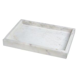Bandeja de servir clásica de mármol con superficie de piedra duradera para un uso prolongado en restaurantes, cafeterías y eventos en el hogar. - Product Image 2