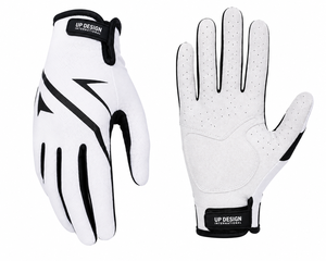 Gants de moto tout-terrain en polyester blanc premium pour l'hiver, respirants, antidérapants, de protection, unisexes - Product Image 3