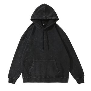 Sudadera con Capucha para Hombre, Sudadera Básica para Parejas, 100% Algodón, Felpa Gruesa, Deportiva, Casual, Manga Larga, Bordada, Personalizada - Product Image 2