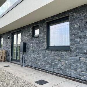 Black cladding Modern Sandstone Tile Wall Cladding Split Finish Exterior Natural <b>Stone</b> Contemporary exterior cladding - Product Image 2
