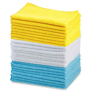 Serviette de cuisine en microfibre 100% polyester super absorbante et à séchage rapide 40X40 300gsm Chiffon de nettoyage en microfibre - Product Image 4