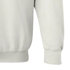 Sweat-shirt à col rond graphique blanc One Nine Oh Eight, manches longues, poignets côtelés, décontracté, en polaire pour femme, style streetwear - Product Image 4