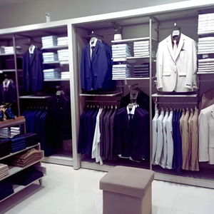 Intérieurs de magasins modernes alignés sur la marque, aménagements intelligents, finitions de haute qualité, unités d'affichage modulaires, conception fonctionnelle de magasin - Product Image 3