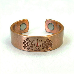 Joyería Devocional Bio Magnética al por Mayor • Anillo Unisex Ajustable de Yoga Esotérico - Product Image 2