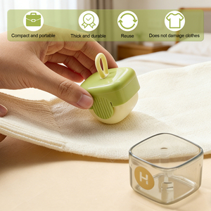 Rodillo Quitapelusas Cuadrado Mini, Reutilizable, Portátil y Lavable, Diseño Patentado, Eliminación de Pelusa y Polvo de <span class=keywords><strong>la</strong></span> <span class=keywords><strong>Ropa</strong></span> y Pelo de Mascotas - Product Image 5