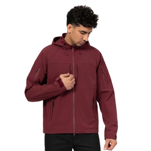 Chaqueta de Trabajo Estilo Safari para Hombre, Color Verde Oliva, con Capucha, Resistente al Viento, Cierre de Cremallera y Múltiples Bolsillos, Corte Regular, para Invierno - Product Image 3
