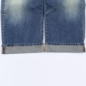 Jeans en denim délavé style hip-hop personnalisé pour hommes, coupe ample et déchirée, pantalon en jean tendance, prix d'usine en gros - Product Image 6