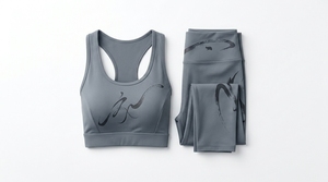 Ensembles de yoga pour femmes personnalisés de haute qualité, respirants, à séchage rapide, légers, impression personnalisée, design sans manches en 2 pièces - Product Image 5
