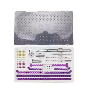 Juego de Instrumentos Veterinarios de Titanio para Placas de Bloqueo Pequeñas, Implantes de Reconstrucción ALPS para Cirugía de Perros, Cabras y Otros Animales - Product Image 2