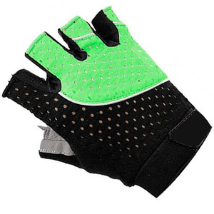 Gants de cyclisme demi-doigts antidérapants et respirants avec fermeture auto-agrippante pour usage unisexe, résistants aux UV, pour le sport et le cyclisme - Product Image 3