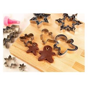 Ensemble de découpoirs à biscuits faits à la main, compatibles lave-vaisselle, ustensiles de cuisine, outils en métal, découpoir à biscuits en acier inoxydable, vente chaude - Product Image 1