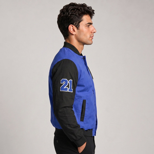 Veste universitaire en cuir personnalisée pour hommes, style Letterman, de haute qualité, vente en gros - Product Image 2