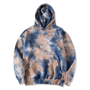 100% Cotton French Terry Vintage Hoodie Customize High Quality Distressed Acid Wash Hoodie for <b>Men</b> <b>Silk</b> Screen Print <b>Tie</b> Dye - Product Image 5