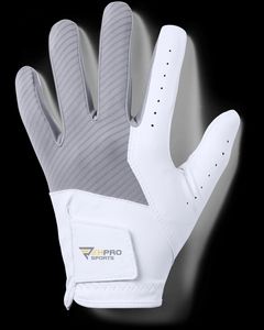 Gants de golf pour homme, antidérapants, pour la main gauche, avec fermeture à scratch, logo personnalisé, en cuir Cabretta - Product Image 3