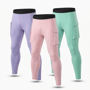 Leggings de Compresión para Hombre, Elásticos, de Secado Rápido, para Deportes, Running, Yoga, Entrenamiento, Fitness - Product Image 5