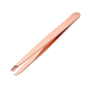 Durable Stainless Steel Eyebrow Tweezer For Beauty Salon And Home Use Grooming <b>Tool</b> For Accurate Hair <b>Removal</b> - Product Image 1