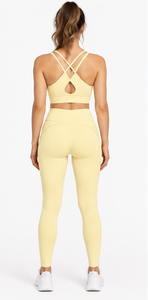 Soutien-gorge de sport pour femme sans couture côtelé, haut de sport pour yoga, fitness, gym, entraînement, soutien-gorge de course à fort impact rembourré, séchage rapide, extensible, offrant un bon maintien pour femme - Product Image 2