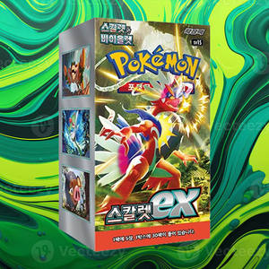 Boîte de boosters Pokémon Écarlate édition coréenne, jeu de cartes à collectionner d'anime, collection de cartes Pokémon populaires à collectionner, approvisionnement en gros - Product Image 4