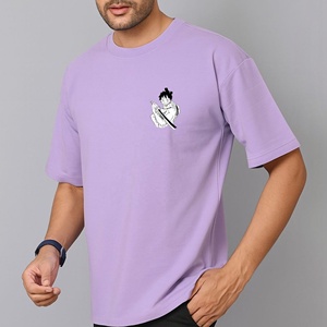T-shirts Homme de Haute Qualité Printemps-Été 100% Coton Personnalisables Anti-Plis Manches Courtes Grandes Tailles Imprimés Tendance - Product Image 2