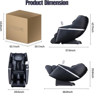 Silla de Masaje de Lujo Estilo 2025 con Shiatsu, Gravedad Cero, Calor en Piernas y Pies, Rodillos para Masaje Corporal Completo - Product Image 2