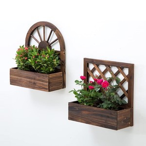 Support mural en bois pour plantes suspendues, étagère à plantes en forme d'échelle, décoration de balcon pour jardin vertical extérieur, fabriqué au Vietnam - Product Image 2