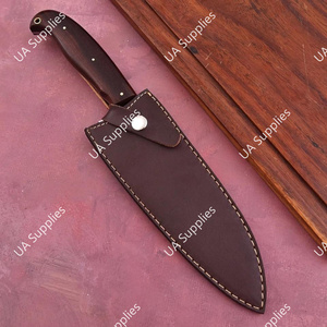 มีดทำครัวเชฟเหล็กกล้าไร้สนิมตีขึ้นรูปด้วยมือ ด้ามไม้พะยูง คมกริบ ทนทาน ขนาด 8 นิ้ว คุณภาพสูง ใช้ได้ทุกวัน รับผลิตแบบ OEM - Product Image 3