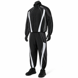 Conjunto Deportivo Personalizado al por Mayor para Hombre, Sudadera con Capucha Estilo Vintage, Corte Regular, Ropa Deportiva para Gimnasio, Mezcla de Algodón, OEM, Ligero y de Secado Rápido - Product Image 1