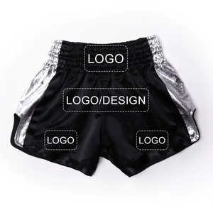 Shorts de Muay Thai les plus vendus en gros à prix abordable, 100 % polyester, séchage rapide, respirants, fabriqués en usine, shorts de kickboxing taille haute - Product Image 3