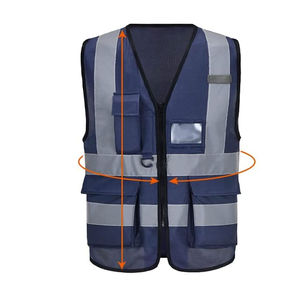 High Quality Customized <b>Safety</b> Vest With Pockets From Factory Wholesale Cheapest High Visibility Reflective <b>Safety</b> Vest for Men - Product Image 3
