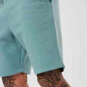 ชุดกีฬาฤดูร้อนแบบสองชิ้นสำหรับผู้ชาย ปรับแต่งได้ เสื้อแขนสั้นระบายอากาศและกางเกงขาสั้น ชุดกีฬากลางแจ้ง - Product Image 6