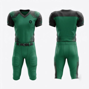 American Football Uniform Sports Apparel with Modern <b>Athletic</b> Fit Jersey and Flexible Pants for Practice and Match Play - Product Image 1