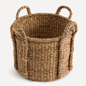 Cestas de lavandería hechas a mano, cestas de mimbre de jacinto de agua, contenedores para ropa sucia, precio competitivo - Product Image 2