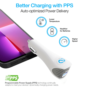 Caricabatterie per Auto N420 PD25W+2.4A con Cavo da C a MFI da 4 Piedi - Product Image 6